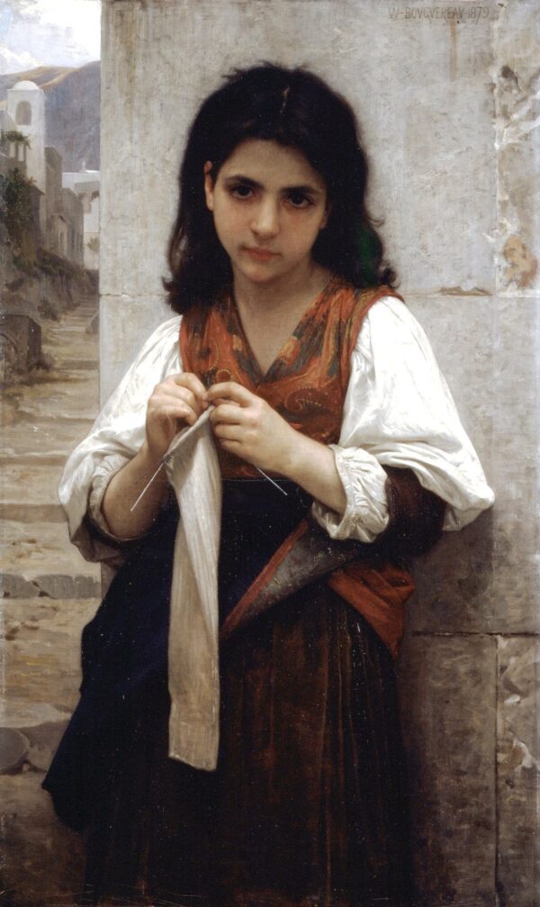 Macchina per maglieria di William Bouguereau William Bouguereau 2024-11-21