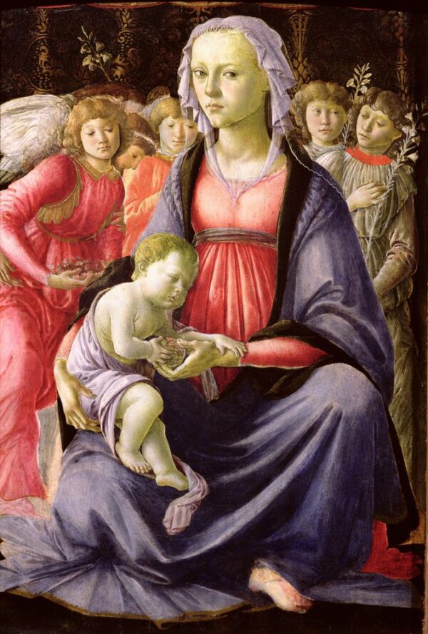 La Vergine e il Bambino circondati da cinque angeli – Sandro Botticelli Sandro Botticelli 2024-11-21