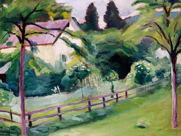 Casa di campagna con giardino – August Macke August Macke 2025-01-28