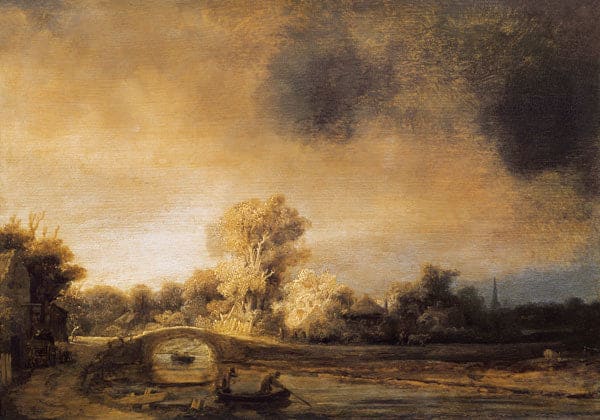 Rembrandt, Paesaggio con ponte di pietra – Rembrandt van Rijn Rembrandt van Rijn 2024-12-04