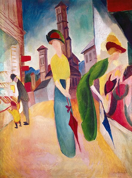 Davanti al negozio di cappelli – August Macke August Macke 2025-01-28