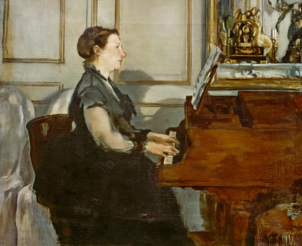 Madame Manet al pianoforte – Edouard Manet Édouard Manet 2024-11-14