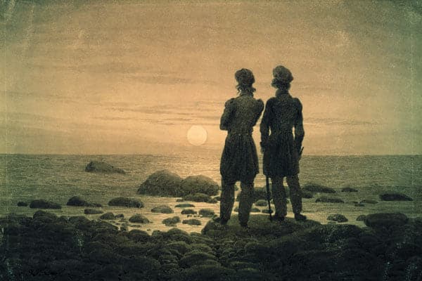 Due uomini al tramonto sul mare – Caspar David Friedrich Caspar David Friedrich 2024-11-14