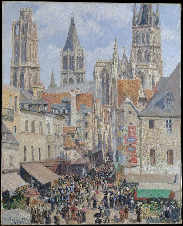 La Rue de l’Epicerie a Rouen – Camille Pissarro Camille Pissarro 2024-11-14