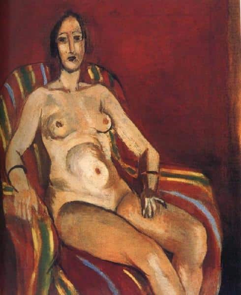 Nudo seduto su sfondo rosso – Matisse Henri Matisse 2024-09-20