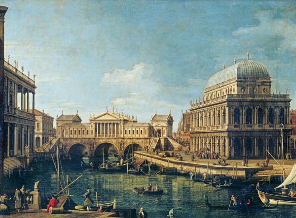 Capriccio: una concezione palladiana per il ponte di Rialto – Giovanni Antonio Canal Canaletto 2024-11-14