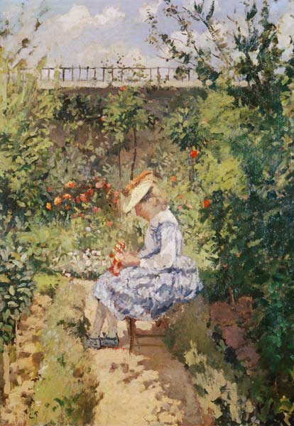 Ragazza in un giardino – Edouard Manet Édouard Manet 2024-11-21