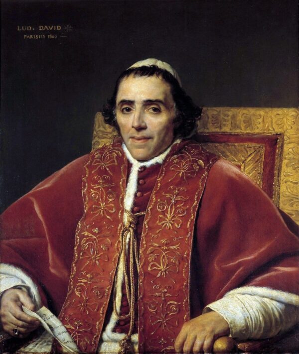 Ritratto di papa Pio VII – Jacques-Louis David Jacques-Louis David 2024-11-21