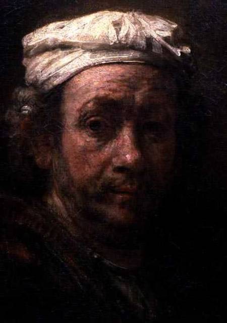 Ritratto dell’artista con il cavalletto, dettaglio del viso – Rembrandt van Rijn Rembrandt van Rijn 2024-12-04