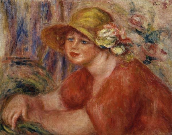 Ritratto di una donna con un cappello decorato di fiori – Pierre-Auguste Renoir Pierre-Auguste Renoir 2024-09-20