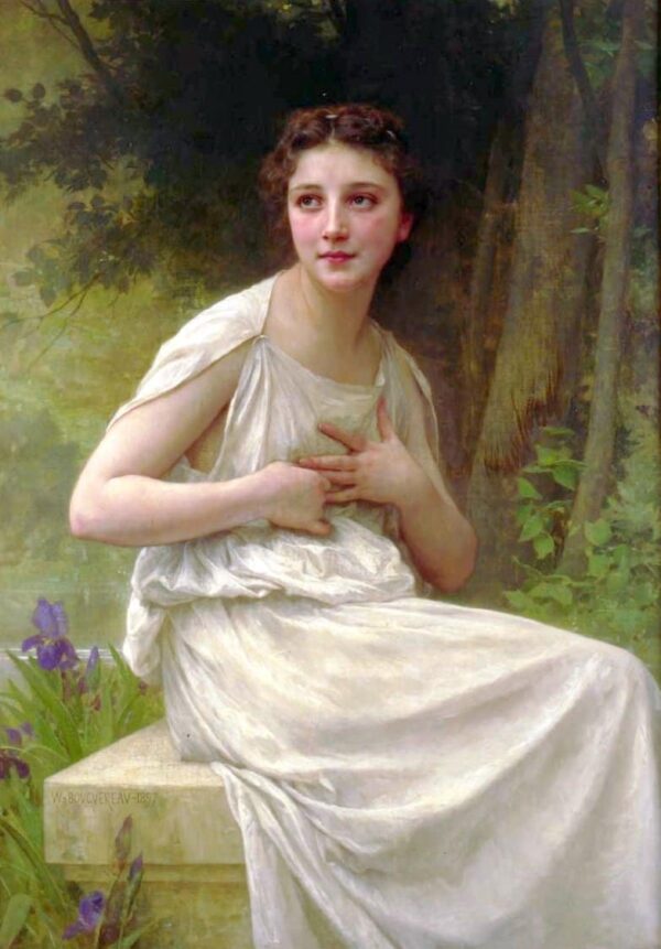 Riflessione di William Bouguereau William Bouguereau 2024-11-21