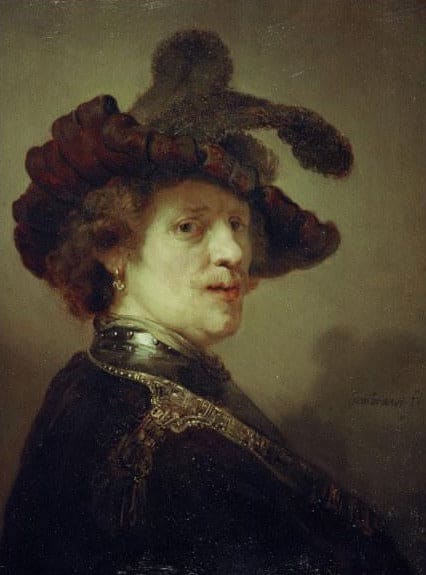 Autoritratto con cappello di piume – Rembrandt van Rijn Rembrandt van Rijn 2024-09-19