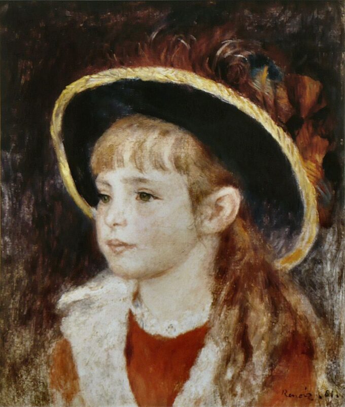 Ritratto di una giovane ragazza con cappello blu – Pierre-Auguste Renoir Pierre-Auguste Renoir 2024-09-20