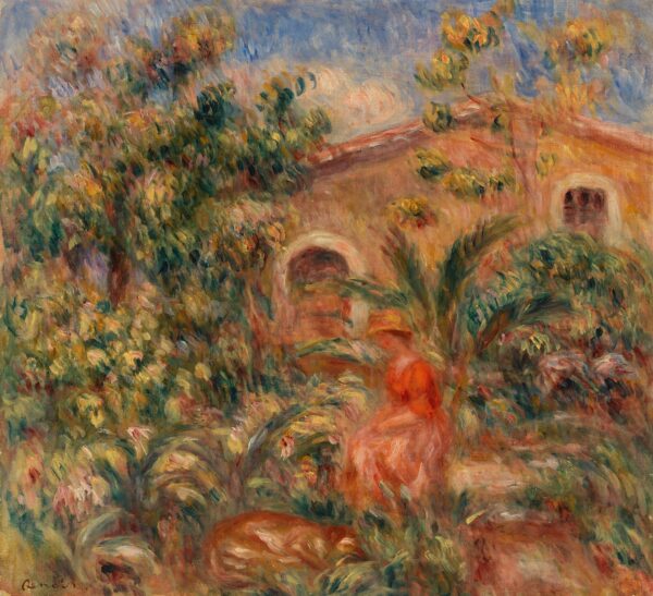 Femme et chien dans un paysage – Pierre-Auguste Renoir Pierre-Auguste Renoir 2024-11-21