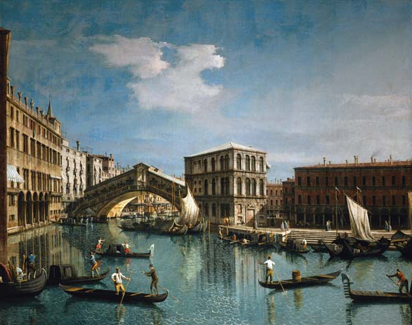 Il Ponte di Rialto, Venezia di Giovanni Antonio Canal Canaletto 2024-11-14