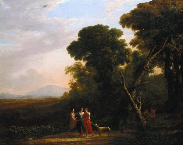 Paesaggio ideale romano con Cefalo, Procri e Diana – Claude Lorrain Claude Lorrain 2024-11-21