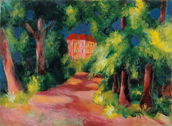 La casa rossa nel parco – August Macke August Macke 2025-01-28