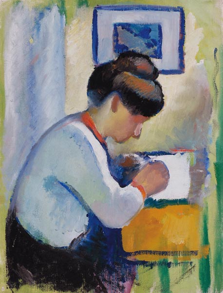 Donna scrittrice – August Macke August Macke 2025-01-28