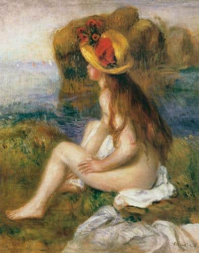 Bagnante seduta con un cappello di paglia – Pierre-Auguste Renoir Pierre-Auguste Renoir 2024-09-19