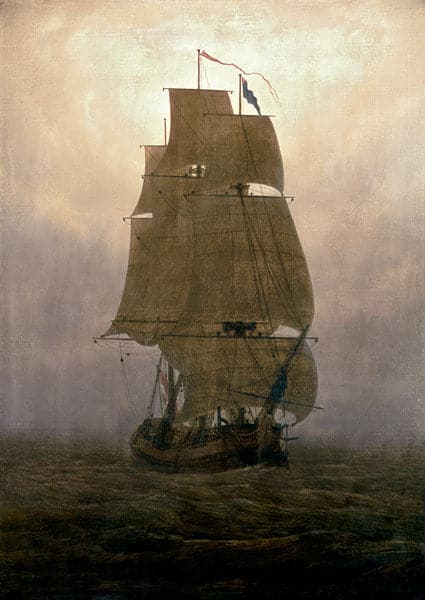 Nave a vela nella nebbia – Caspar David Friedrich Caspar David Friedrich 2024-11-14