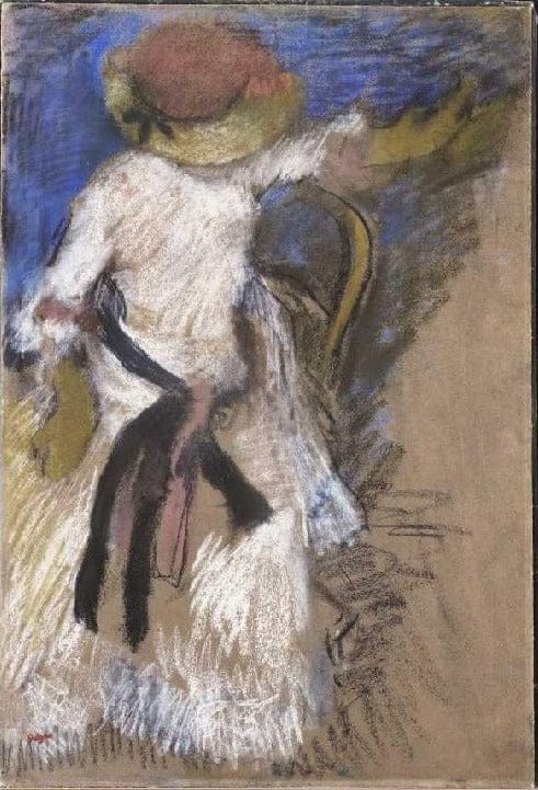 Dame seduta in abito bianco – Edgar Degas Edgar Degas 2024-11-14