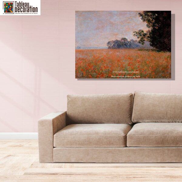 Champ d’avoine aux coquelicots – Tableau Monet Claude Monet 2024-11-21 3