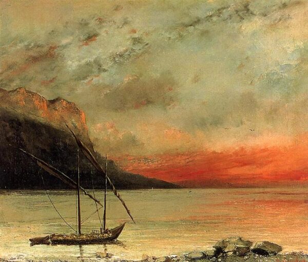 Tramonto sul lago di Ginevra – Gustave Courbet Gustave Courbet 2024-11-21