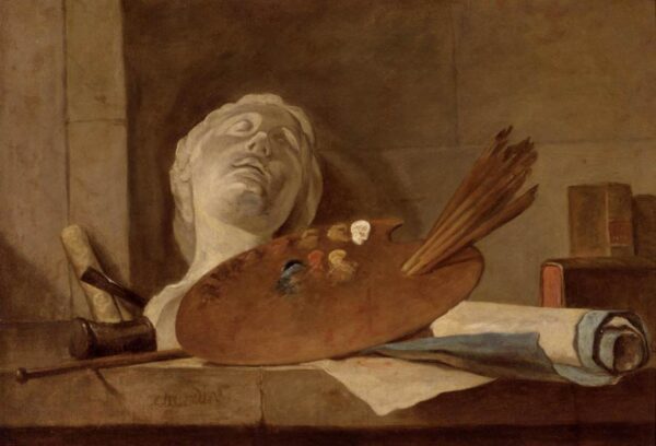 Gli attributi della pittura e della scultura – Jean Siméon Chardin Jean Baptiste Simeon Chardin 2025-01-22