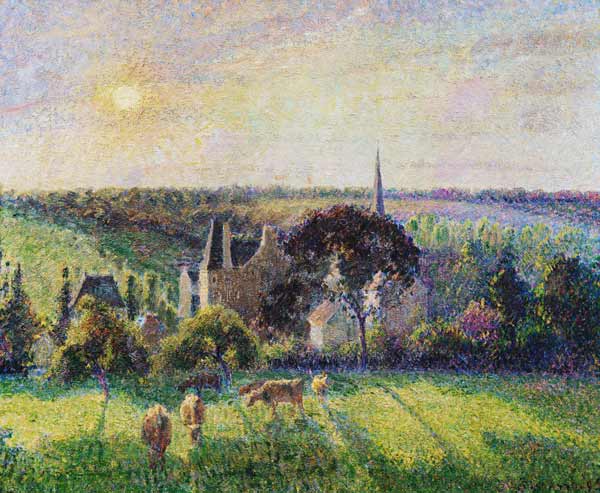 L’église et la ferme d’Eragny – Edouard Manet Édouard Manet 2024-11-14