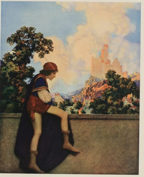 Le Knave of Hearts guarda Lady Violetta partire – Maxfield Parrish Maxfield Parrish 2024-11-13