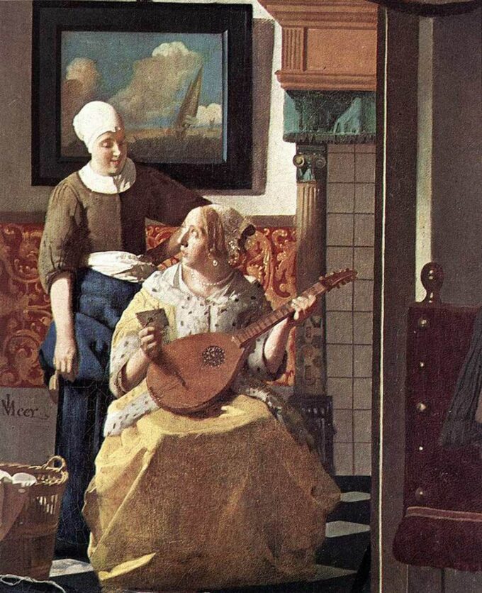 Il dettaglio della Lettera d’amore – Jan Vermeer Jan Vermeer 2024-09-19