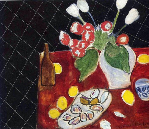 Tulipani e ostriche su sfondo nero – Matisse Henri Matisse 2024-11-21