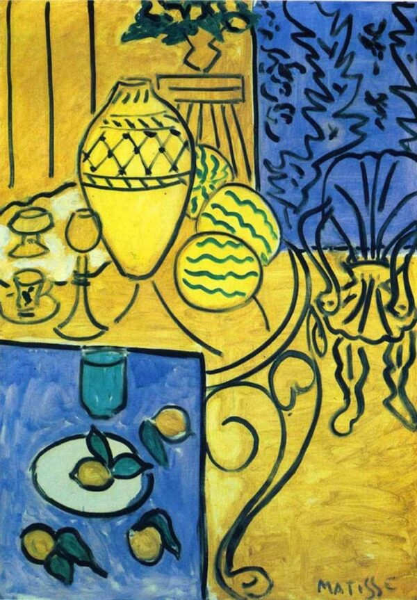 Interno in giallo e blu – Matisse Henri Matisse 2024-11-21