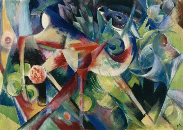 Biche nel giardino fiorito – Franz Marc Franz Marc 2024-11-13