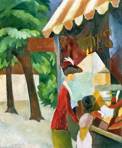 Davanti al negozio di cappelli – August Macke August Macke 2025-01-28