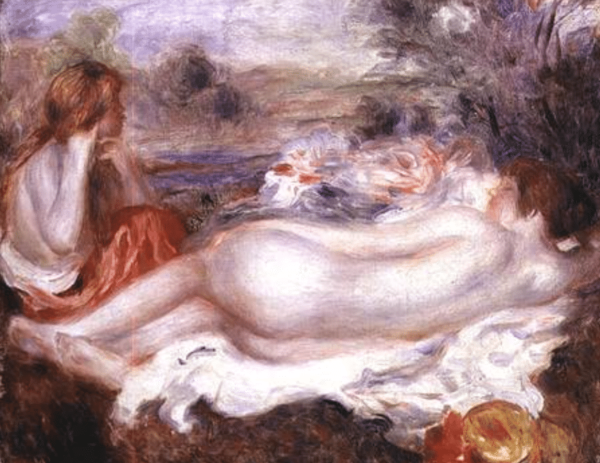 Bagnante sdraiata e una ragazza che si pettina – Pierre-Auguste Renoir Pierre-Auguste Renoir 2024-11-21