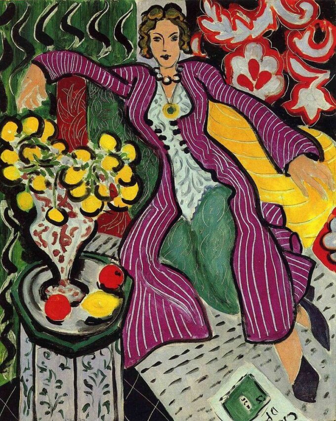 Donna in un cappotto viola – Matisse Henri Matisse 2024-09-20 2