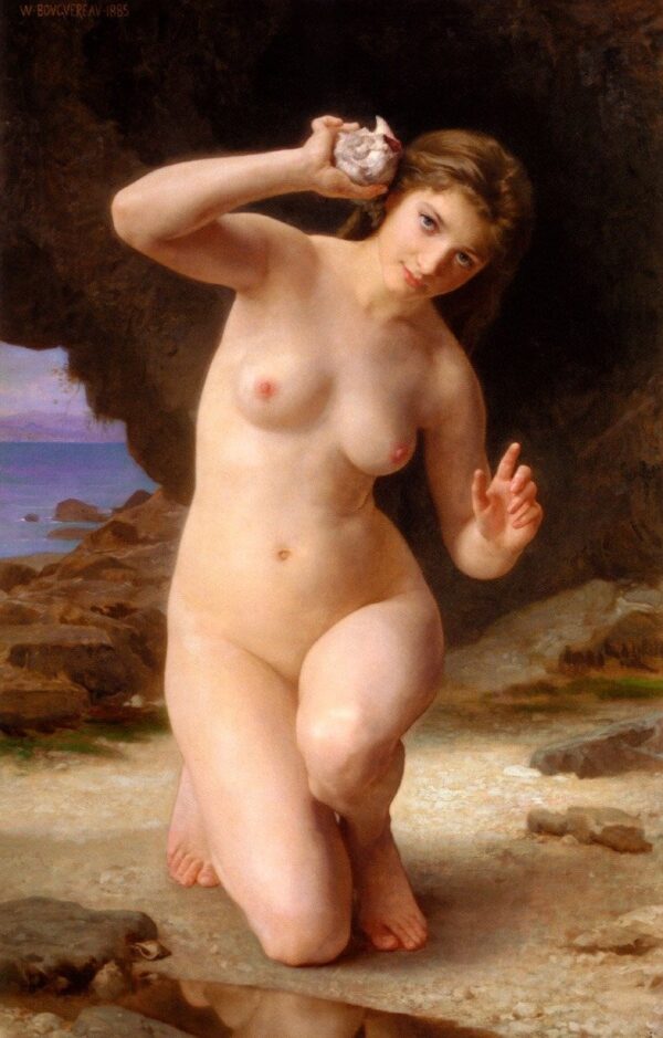 Donna con una conchiglia – William Bouguereau William Bouguereau 2024-11-21