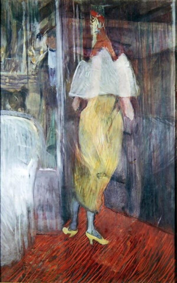 Donna che entra in un camerino al teatro – Toulouse Lautrec Henri de Toulouse-Lautrec 2024-11-20