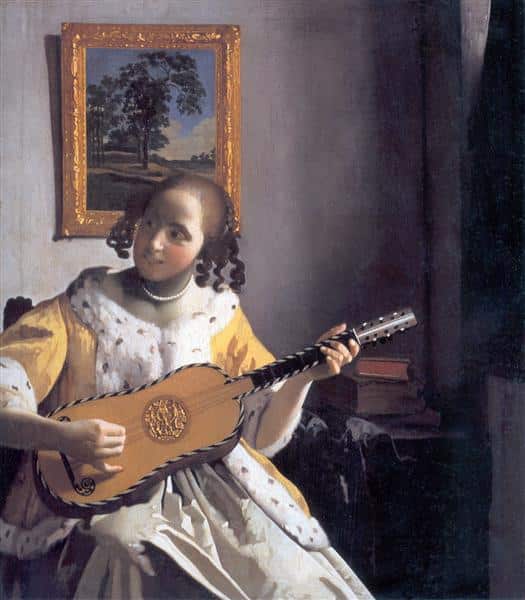 Una donna che suona la chitarra – Jan Vermeer Jan Vermeer 2024-09-19