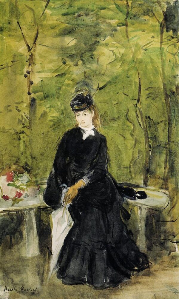 Giovane signora seduta su una panchina – Berthe Morisot Berthe Morisot 2025-01-21