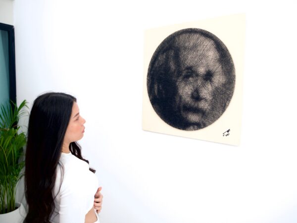 Arte con stringhe di Albert Einstein – Parida | 60 x 60 cm La Galleria d'Arte 2025-01-22 5