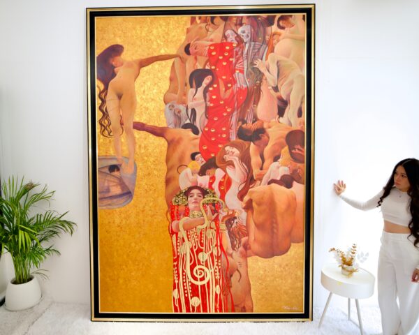 La Medicina – Un capolavoro reinventato di Gustav Klimt dal Maestro Apollon | 180 x 270 cm Copia di arte 2025-02-01