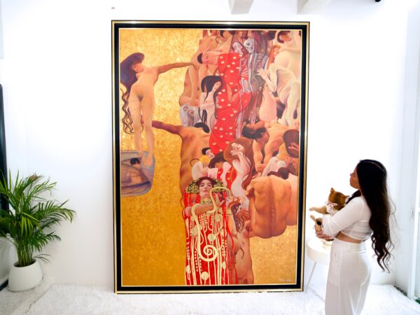 La Medicina – Un capolavoro reinventato di Gustav Klimt dal Maestro Apollon | 180 x 270 cm Copia di arte 2025-01-22 5