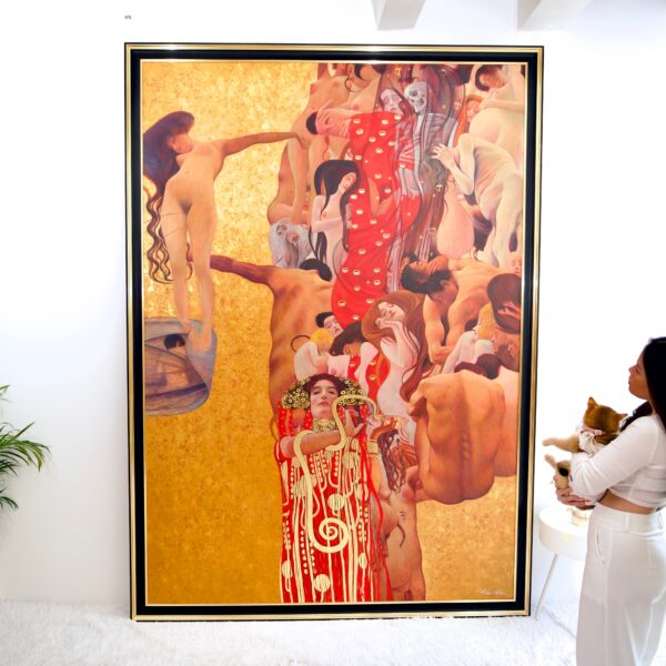 La Medicina – Un capolavoro reinventato di Gustav Klimt dal Maestro Apollon | 180 x 270 cm Copia di arte 2025-01-22 2