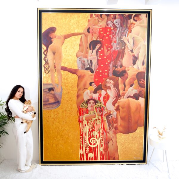 The Medicine – A Reimagined Gustav Klimt Masterpiece by Master Apollon | 180 x 270 cm Copia di arte 2025-01-21