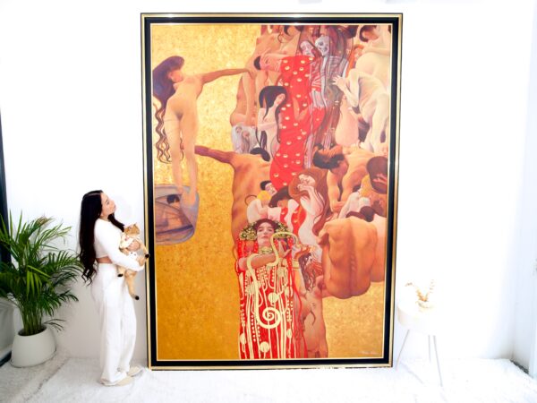 La Medicina – Un capolavoro reinventato di Gustav Klimt dal Maestro Apollon | 180 x 270 cm Copia di arte 2025-01-22 9