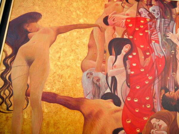 La Medicina – Un capolavoro reinventato di Gustav Klimt dal Maestro Apollon | 180 x 270 cm Copia di arte 2025-01-22 13