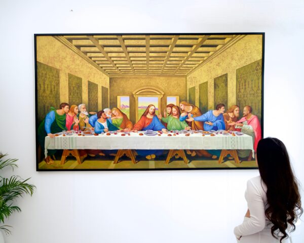 L’Ultima Cena – Un Capolavoro Rielaborato di Leonardo Da Vinci di Master Apollon | – 270 X 160 CM Copia di arte 2025-02-01