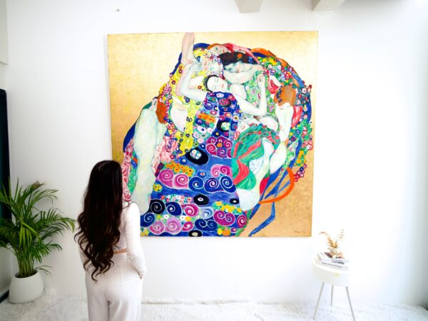 Le Donne – Un Capolavoro Rielaborato di Gustav Klimt di Master Apollon | 200 x 200 cm Copia di arte 2025-01-22 5